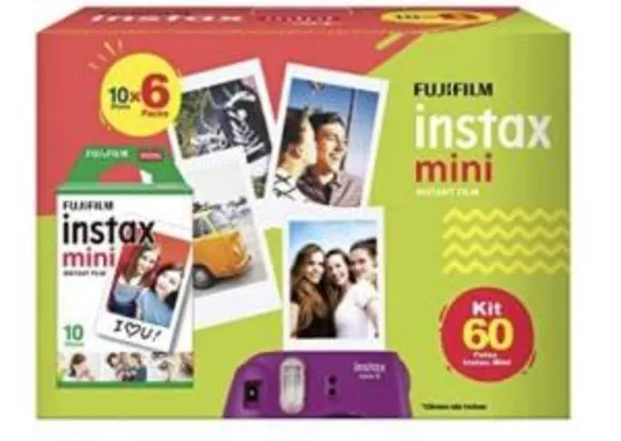[PRIME] Filme Instax Mini - 60 poses - Fujifilm
