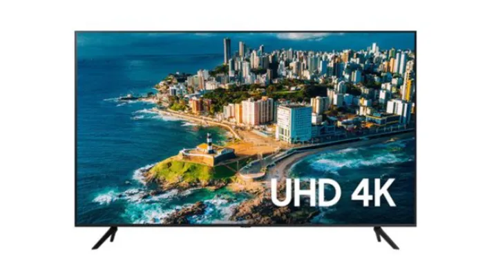 Samsung Smart TV 58" UHD 4K 58CU7700 2023, Processador Crystal 4K, Gaming Hub, Visual Livre de Cabos