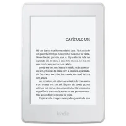 E-Reader Amazon Kindle Paperwhite Branco 4GB 6" e Wi-fi - R$332,10