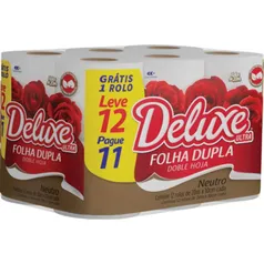 [REGIONAL] Papel Higiênico DELUXE Ultra Folha Dupla 20m 12 Rolos