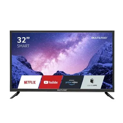 [AME] Tela 32" HD com Smart + Wifi + HDMI + USB + RJ45 + AV - TL020