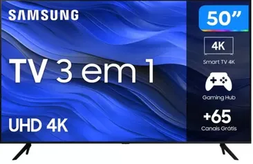 Smart TV 50” UHD 4K LED Samsung 50CU7700