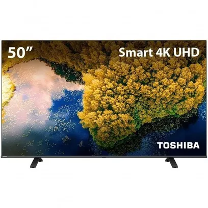 Foto do produto Smart Tv Toshiba 50" 50C350LS 4K Vidaa Wifi Bluetooth HDMI Usb