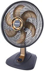 Ventilador de Mesa, TS40+, Preto/Dourado, 220v, Mallory