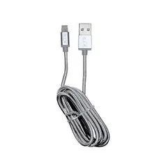 Cabo Homologado Apple Lightning, Xtrax, 801901, Prata | R$45