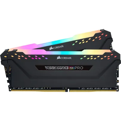 Memória DDR4 Corsair Vengeance, RGB Pro, 16GB (2x8GB) 3200MHz, CMW16GX4M2C3200C16