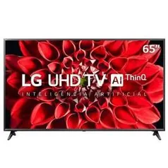 Smart Tv Ultra Hd 4k Led 65 Polegadas Lg 65un7100psa Preto Bivolt | R$ 2699