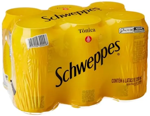 Pack de SCHWEPPES Tônica 350ml 6 unidades