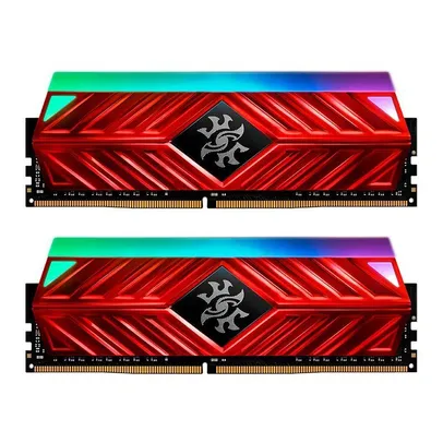 MEMÓRIA ADATA XPG SPECTRIX D41 RGB 16GB (2X8GB) DDR4 3200MHZ VERMELHO | R$579