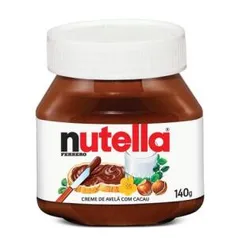 [APP] 2 potes - Creme de Avelã com Cacau Nutella Ferrero Pote - 140g - R$ 11