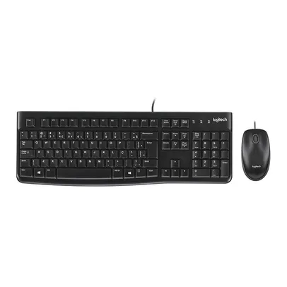 Kit Teclado e Mouse Logitech MK120 USB Preto, 920-004429