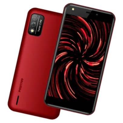 Smartphone Positivo Twist 4 Fit S509N 32GB Android™ 10 (Go Edition) Câmeras 8MP +5MP Dual Chip 2.000 mAh 5 - Vermelho | Loja Meu Positivo