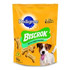 Biscoito Pedigree Biscrok Para Cães Adultos Raças Pequenas 1 kg