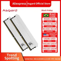  Memória Ram Asgard T3 DDR4 2x8GB 3600mhz