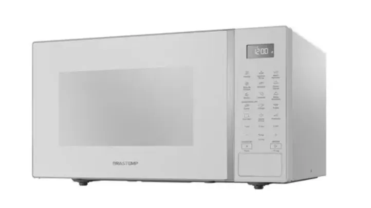 Microondas Brastemp 32L BMS46AB com Menu Gourmet, Branco - 110V ou 220V