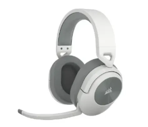 Headset Gamer Sem Fio Corsair HS55, 7.1 Surround, Driver 50mm, Wireless, Branco - CA-9011281-NA