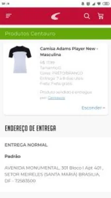 Camisa Adams Player New - Masculina | R$18