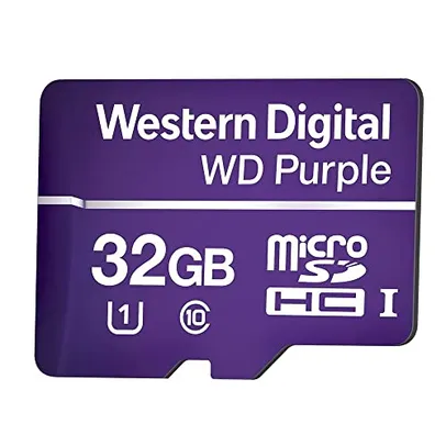 Cartão de Memória Micro SD Intelbras 32GB WD Purple Intelbras