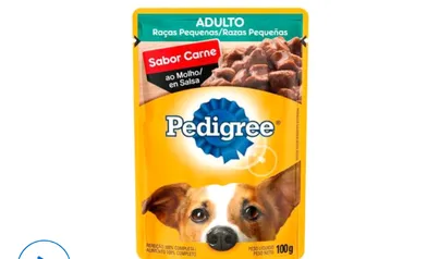 [PRIME/Rec] Ração Úmida Pedigree Carne ao Molho Adultos 100g (mín. 10) | R$1,60