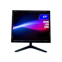 Monitor Led 17" Prizi Slim HDMI, Tela 4:3. 5ms, 60Hz Preto - PZ0017HDMI