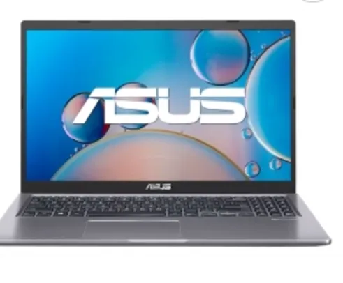 Notebook ASUS X515JA-BR2750 Intel Core i3 1005G1 4GB 256GB SSD Linux 15,6" LED-backlit Cinza