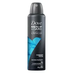 (Levando 2 unidades) Desodorante Aerosol Dove Men+Care Clinical Cuidado Total 150ml