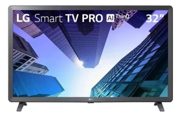 Smart TV LG 32’’ LED HD 32LQ621 Bivolt Preta - Experiência Visual Incrível