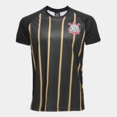 Saindo por R$ 50: Camisa Corinthians Gold Nº10 - Edição Limitada Masculina POR r$ 50 | Pelando