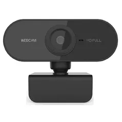 Webcam Full Hd 1080P Usb Mini Com Microfone - Plug And Play