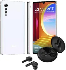 Smartphone LG Velvet G910EMW 128gb, 6ram + Fone de Ouvido LG Tone Free