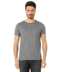 Camiseta Flamê com Bolso Cinza - R$ 17,99.