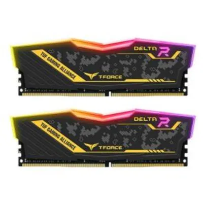 Memoria T-Force Delta RGB TUF Gaming 16GB (2x8) DDR4 3200MHz | R$619