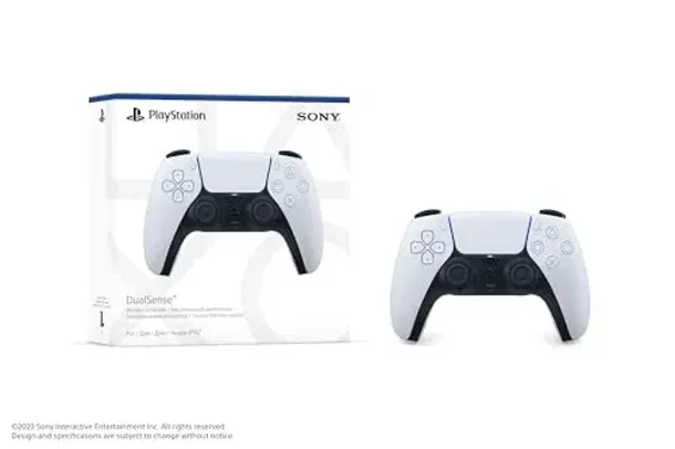 [App/Selecionados] PlayStation DualSense Controle sem fio - Branco