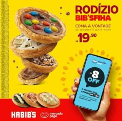 HABIB'S - Rodízio de Esfiha à Vontade - R$11.90