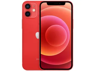 [C. ouro] iPhone 12 Mini Apple 256GB (PRODUCT)RED 5,4” - Câm. Dupla 12MP iOS 