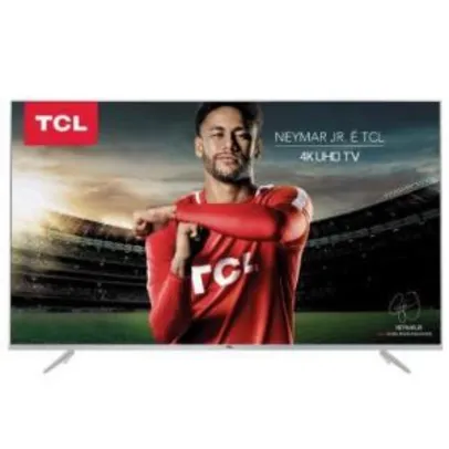 Sensacional! Smart TV LED 55" TCL 55P65US Ultra HD 4K HDR - R$ 2089