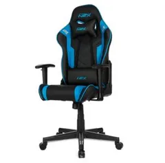 CADEIRA GAMER DXRACER NEX PRETA / AZUL (OK134/NB) - R$743