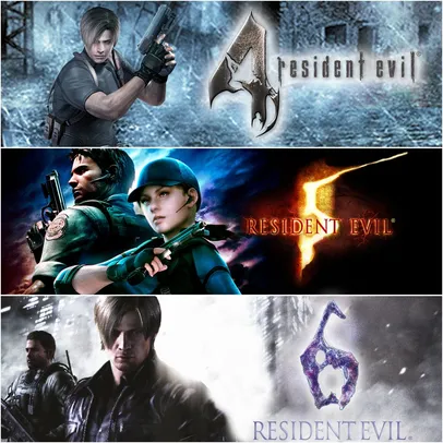 [PS PLUS] Jogos: Pacote Triplo Resident Evil | R$84