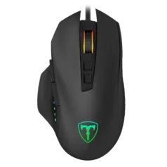 Mouse Gamer T-Dagger Captain, RGB, 8000 DPI, 7 Botões Programáveis, Black, T-TGM302