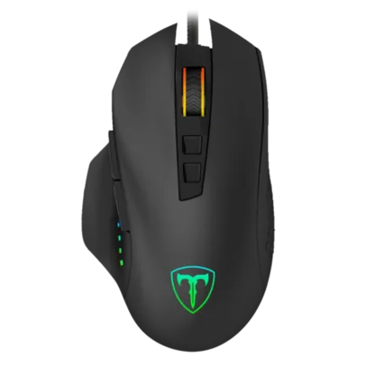 Mouse Gamer T-Dagger Captain, RGB, 8000 DPI, 7 Botões Programáveis, Black, T-TGM302