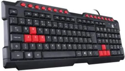 [PRIME] Teclado Gamer Dragon, VINIK, Teclados, Preto/ Vermelho R$ 28,90