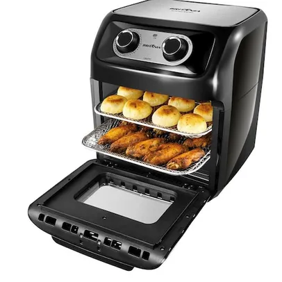 Fritadeira Air Fry Britânia 12 Litros Oven Preta e Inox BFR2300P – 220 Volts