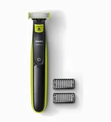 Aparador de Barba, Philips, OneBlade QP2521/10, Cinza Chumbo/Verde Limão (FRETE GRÁTIS PRIME).