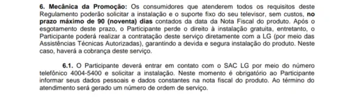 Imagen na descrição da promoção