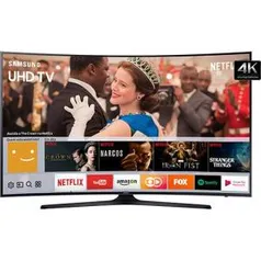 Smart TV LED 55" UHD 4K Curva Samsung 55MU6300 com HDR Premium, Tizen, Steam Link - R$ 2790