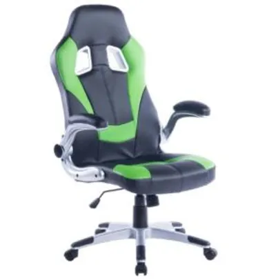 Cadeira Gamer Charlotte Preta e Verde | R$450