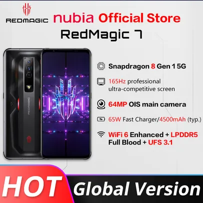 Smartphone Nubia REDMAGIC 7 12GB/128GB "Snapdragon 8 Gen 1"