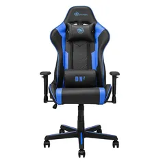 Cadeira Gamer DN2, Suporta 150 kg, Preto e Azul - Draxen