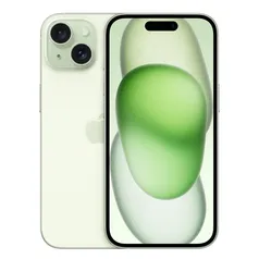 iPhone 15 Apple 128GB Verde, Tela de 6.1, Câmera Dupla de 48MP - MTP53BE/A