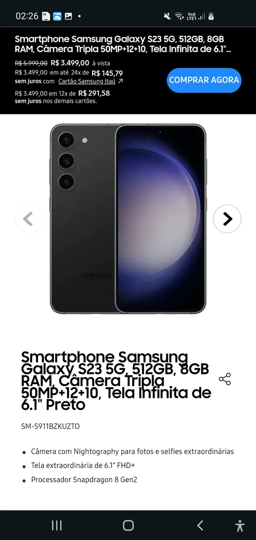 Imagen na descrição da promoção